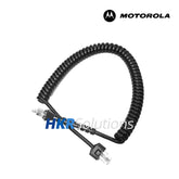MOTOROLA HLN9559 7 Foot Coil Cord For Compact And Heavy Duty Microphones